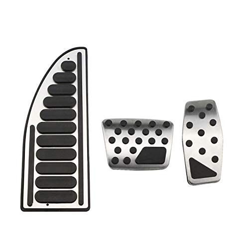 Rtyuiop Pedal de Acelerador de Coche, Pedales de Freno, Pedales de Descanso, para Jeep Renegade, para brújula, para Accesorios Fiat 500X 2014-2020