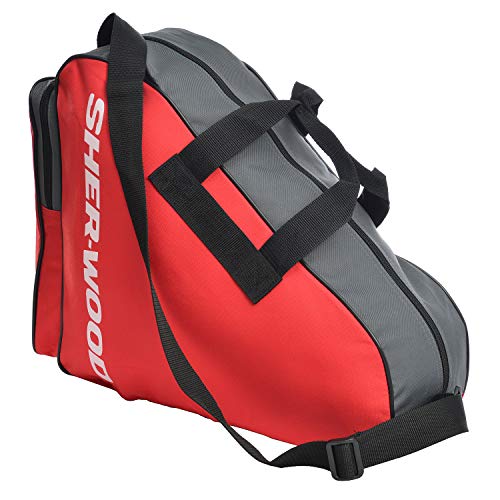 Sherwoode Hielo Bolsa para Patines, Rojo, 80083