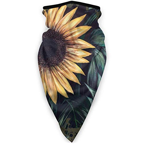 Sunflower Life Seamless Half Face Cuello Polainas Cubierta Bandanas Pasamontañas Exterior Diadema A Prueba de Viento Envoltura Bufanda