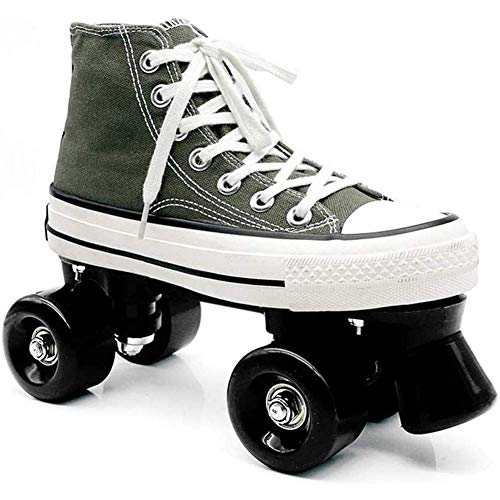 SXFYWYM Roller Skates Lona para Niños Y Niñas con Kid Unisex del Top del Alto Estilo De Zapatos para Interior, Exterior