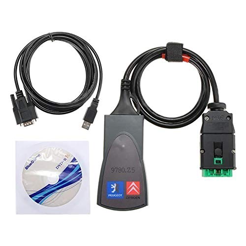 TiooDre OBD2/OBD II, AQV OBD2 Lector de códigos escáner Citroen Peugeot Car Tester Diagnostic Scan Tool OBD ii Vehicle Check Engine Diagnostic for Automobiles Eraser Codes Error (para Citroen Peugeot)