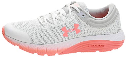 Under Armour UA W Charged Bandit 5, Zapatillas de Running Mujer, Blanco White Halo Gray Peach Plasma 101 101, 38 EU