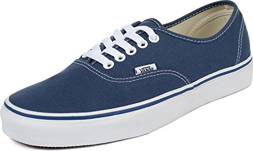 Vans - Zapatillas de Lona para mujer Negro Azul marino verdadero blanco