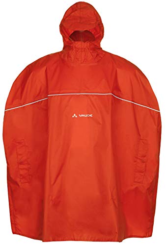 VAUDE Grody Poncho, Unisex Niños, Naranja (Mango), M