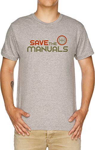 Vendax Save The Manuals Camiseta Hombre Gris