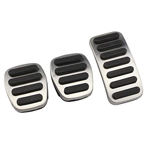 WRDD Pedales para Coche Auto del Pedal del Coche Pedales De Gas Combustible Pastillas De Freno Cubierta Antideslizante para Volvo V40 XC40 C30 C70 S40 2013-2020 Pedal Reposapies (Color : MT)