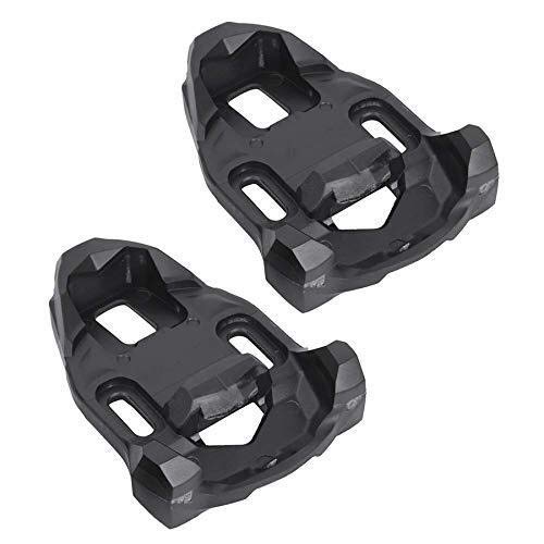 WYJW Juego de calas de Bicicleta Plástico Negro Bicicleta de Carretera Pedal de Ciclismo Bloqueo de calas Antideslizante Calas de Bicicleta de Carretera para Time IClic/X-Presso Pedal