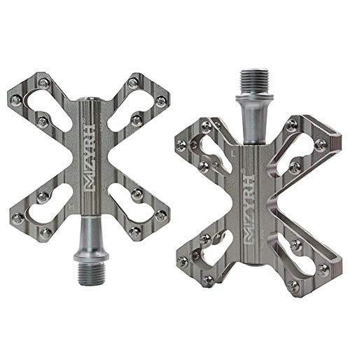 XYXZ Pedales de Plataforma para Bicicleta Pedales de Bicicleta de montaña Pedales de Aluminio Pedales Planos Pedales súper Ligeros MTB Bicicleta Pedal de Bicicleta de Carreras Premium antide