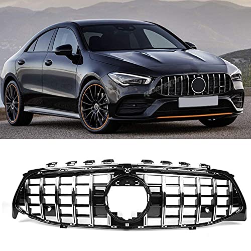 ZQXFZ Rejillas Frontales De Parachoques Radiador para Mercedes-Benz CLA Klasse W118 2020, Parachoques Superior Delantero Embellecedores Y Accesorios para CarroceríA