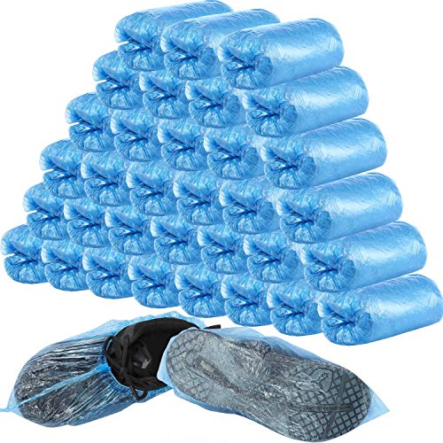 400 Piezas (200 Pares) Cubrebotas Y Cubrebotas Desechables Protectores De Zapatas, Impermeables, Antideslizantes, Durables, Cubiertas Para Protección De Alfombras De Piso, Talla Única Para Todos