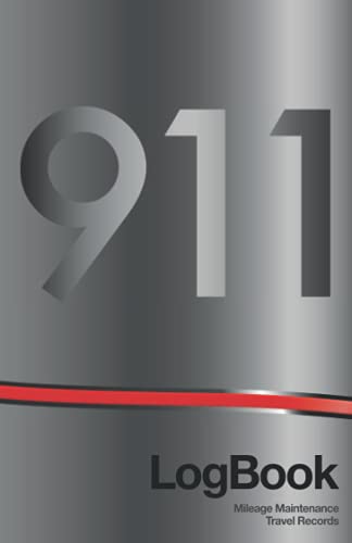 911 Log Book: Glove Box Size Sport Car mileage log book, ideal accessory for Porsche owner or driver. Keep records of services, repairs, track travel expenses and vehicle tax records.