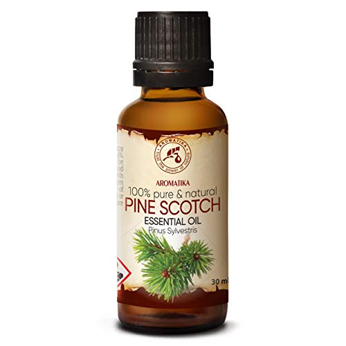 Aceite Esencial de Pino Escocés 30ml - Pinus Sylvestris - Austria - 100% Puro & Natural - Mejor para Aromaterapia - Relájese - para la Belleza - Difusor - SPA - Pine Scotch Essential Oil