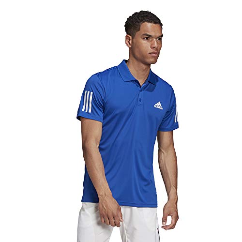 adidas Club 3STR Polo Shirt (Short Sleeve), Hombre, royblu, S