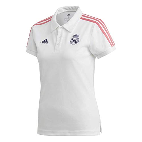 Adidas Real Madrid Temporada 2020/21 Polo Oficial, Mujer, Blanco, 2XL