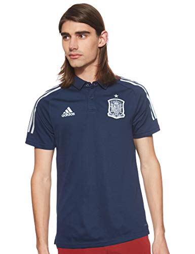 adidas Selección Española Temporada 2020/21 Polo, Unisex, Collegiate Navy, L