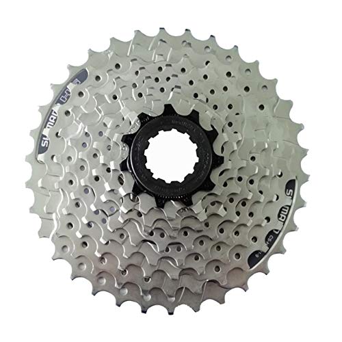 AJO CS-HG201-9 índice 11-32/34/36 Tornillo de Bloque de Rueda Libre de Bicicleta en piñón de Cassette, piñón de Rueda Libre de Pieza de Repuesto de Bicicleta MTB de 9 velocidades (Size : 11-34T)