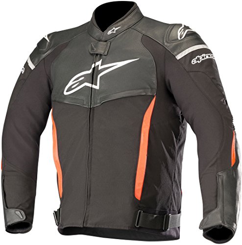 Alpinestars Chaqueta moto Sp X Jacket Black Red Fluo, Negro/Rojo, 52