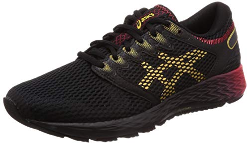 Asics Roadhawk FF 2, Zapatillas de Running Hombre, Negro (Black/Rich Gold 001), 46 EU