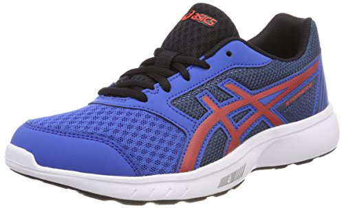 Asics Stormer 2 Gs, Zapatillas de Correr Unisex Niños, Azul (Victoria Blue/Cherry Tomato/Dark Blue 4506), 40 EU