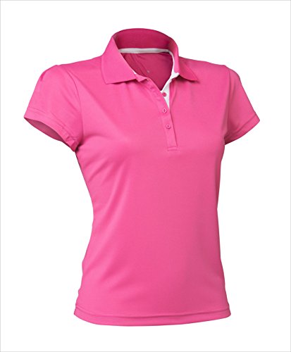 Asioka 102/14 Polo de Manga Corta, Mujer, Fucsia, S