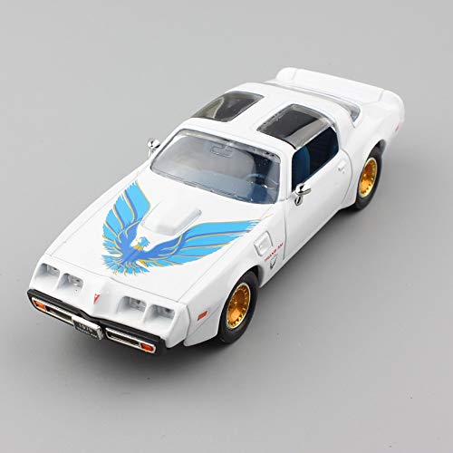 Auto modelo 1:43 Escala Pequeña Vintage 1979 Pontiac Firebird Trans Am Muscle Sedan Coches Miniaturas Réplica Metal Diecast Modelo Juguetes