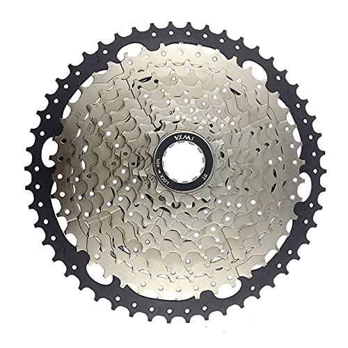 Bike Freewheel 11Speed Cassette 11-50T Gear MTB Bicicletas piñones de acero al carbono para accesorios shimano sram (11Speed 11-50T Plata)