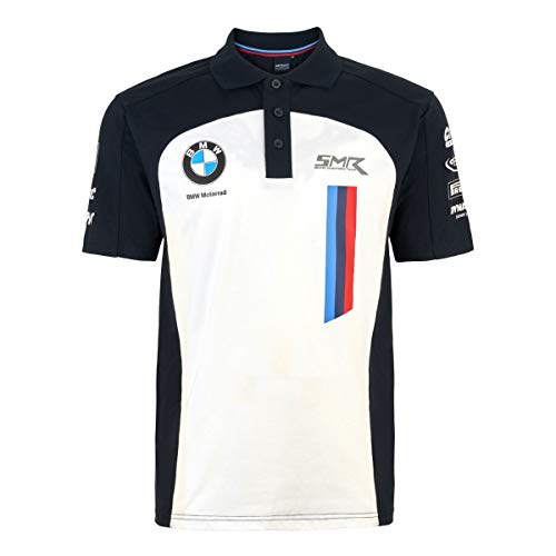 BMW MOTORRAD World Superbike SMR - Polo oficial del equipo, color blanco (M)