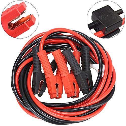 Cables de Pinzas Arranque de Alta Potencia Múltiples Protección Para 12V 25 mm² Arrancador de Coche 1200Amp de 2 x 6M alimentación batería de alta resistenc