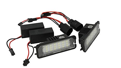 CARALL LE4545 El kit llevó la luz de la placa de matrícula para el coche 12V 5W Canbus Sin error Original Attack Sin cambio