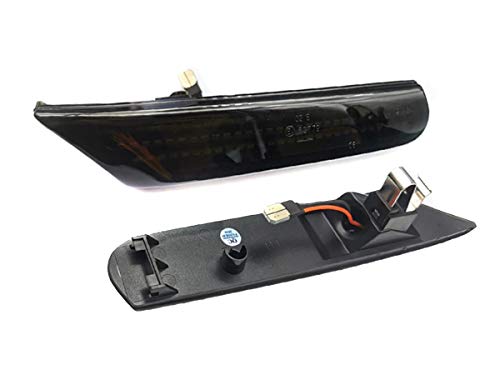 CARALL LN3004 - Kit de flecha lateral de LED Side Marker dinámica, lente ahumada, compatible con Porsche 911 Boxster 996, resistencia incluida