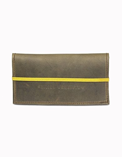 Cartera CONNOR de piel para hombres de tamaño mediano.