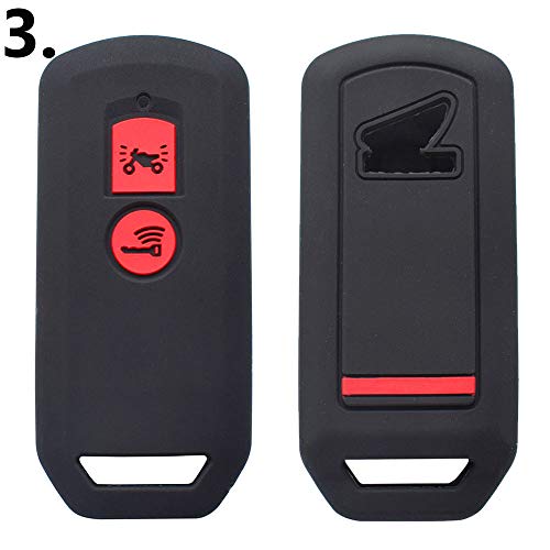 cicisame 1 piezas Funda de silicona Funda para llavero For Honda PCX VARIO Forza 125 150 153 300 X-ADV SH125 SH150 SH300 (model 3)