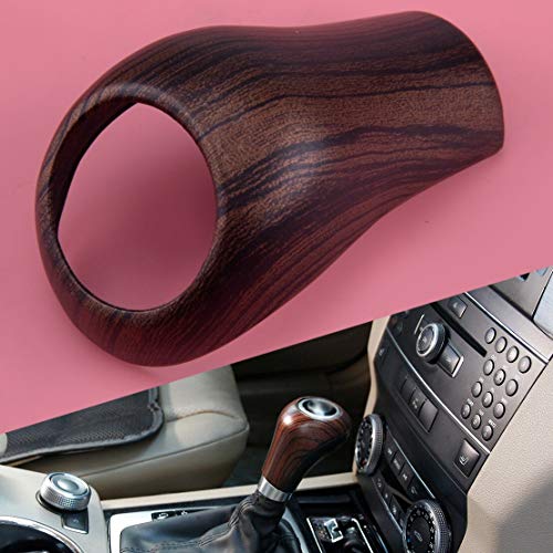 CITALL - Funda para palanca de cambio de palanca de cambios de grano de madera de pino ABS para Benz Clase C W203 W204 S204 E CLASS W211 W212