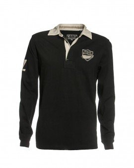 Classic All Blacks - Polo de manga larga con diseño de World Cup 2015