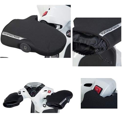 Compatible con per Piaggio X10 500 Executive 2011-2019 Manguitos Tucano Urbano R363-X Impermeables Guante Neopreno para LOS MANILLARES PUÑOS con EL ROCKERO ALINEARON TÉRMICA Piel SINTÉTICA