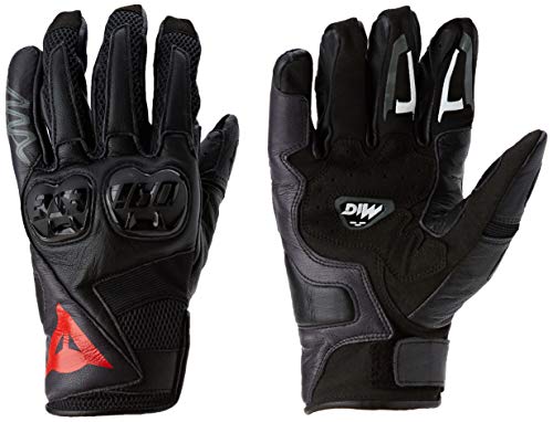 Dainese-MIG C2 UNISEX Guantes, Negro/Negro/Negro, Talla L