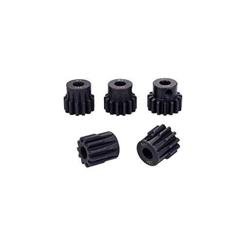 DollaTek 5PCS M1 5mm 11T 12T 13T 14T 15T Piñón Engranaje del Motor para 1/8 RC Coche Motor sin escobillas Cepillado