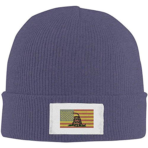 Ducan Lincoln Gorro De Punto con Gorro Y Gorro Sombrero No Me Pises Unisex Cálido Gorro De Lana De Invierno Gorro De Punto con Gorro