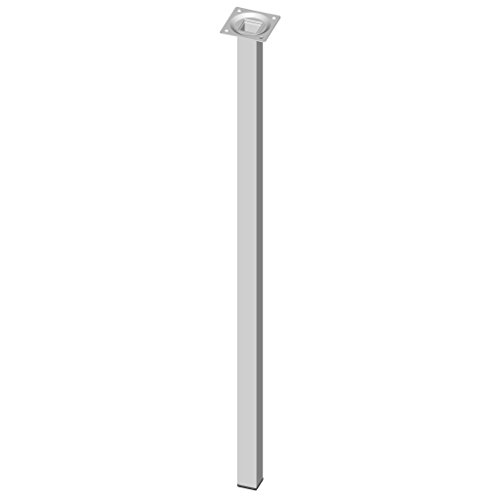 Element System 18133-00310 Pie para muebles, Blanco, 70 cm, Set de 4 Piezas