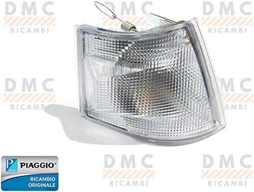 Faro intermitente de dirección delantero lado derecho para Piaggio Porter 1300 16 V – Porter 1200 1400 diésel original Piaggio 8151087Z05000.