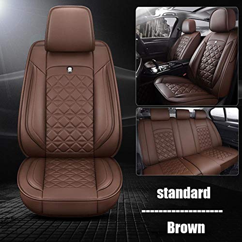 Fundas De Asiento De Coche para Porsche Todos Los Modelos Cayman Cayenne Macan Panamera Accesorios De Coche Protector De CojíN AutomáTico,Brown Standard