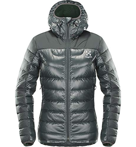 Haglöfs Bivvy Down Hood Chaqueta de Plumas, Mujer, Mineral, L