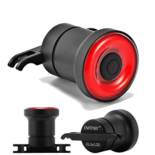 Houkiper COB LED EnSca Lens Bicycle Tail Light Luz de Freno de Señal de Giro USB Recargable