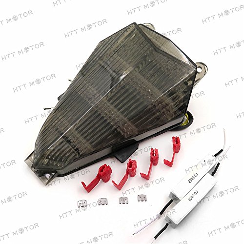 HTTMT- Faro antiniebla trasero para Yamaha Yzf R6 Yzf-R6 2006 2007 2008 2009 2010 2011 2012 2013