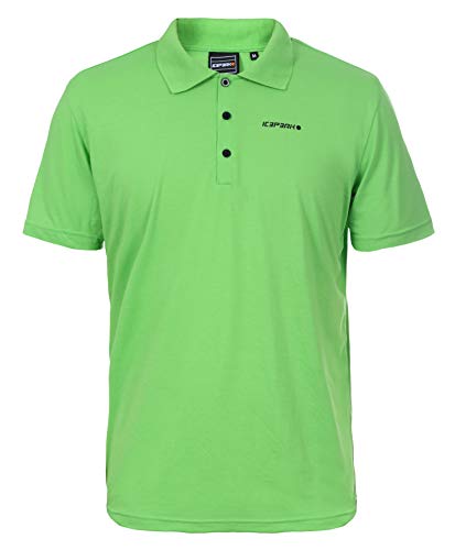 ICEPEAK Polt - Polo para Hombre, Hombre, Pique - Polo, 357817689I, Verde Hoja, Small