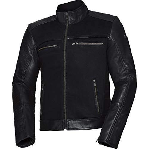 IXS Jimmy Hombre Moto Chaqueta Classic Piel/textil – Negro