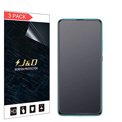 J&D Compatible para Xiaomi Poco F2 Pro Protector de Pantalla, 3-Pack [Anti Reflejante] [Anti-Huella Dactilar] [NO Cobertura Completa] Prima Película Mate Protector de Pantalla para Xiaomi Poco F2 Pro