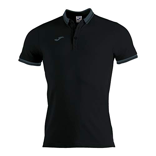 Joma Bali II Polo, Hombre, Negro, XL