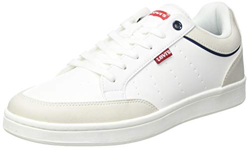 Levi's Billy 2.0, Zapatillas Hombre, Brilliant White, 45 EU