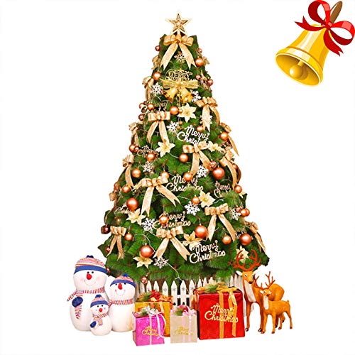 Living Equipment Árbol de Navidad Hogar 1.8M Árbol de Agujas de Pino Decoración navideña Adornos a Gran Escala Juego de árboles de Navidad para Mejorar la atmósfera Feliz Navidad